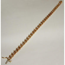 Natural 3.5 Ct. Diamonds Bracelet Yellow Gold 14K Bracelet New