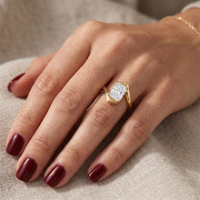 Natural Brilliant Diamond Single Stone Ring – 14K Yellow Gold 2