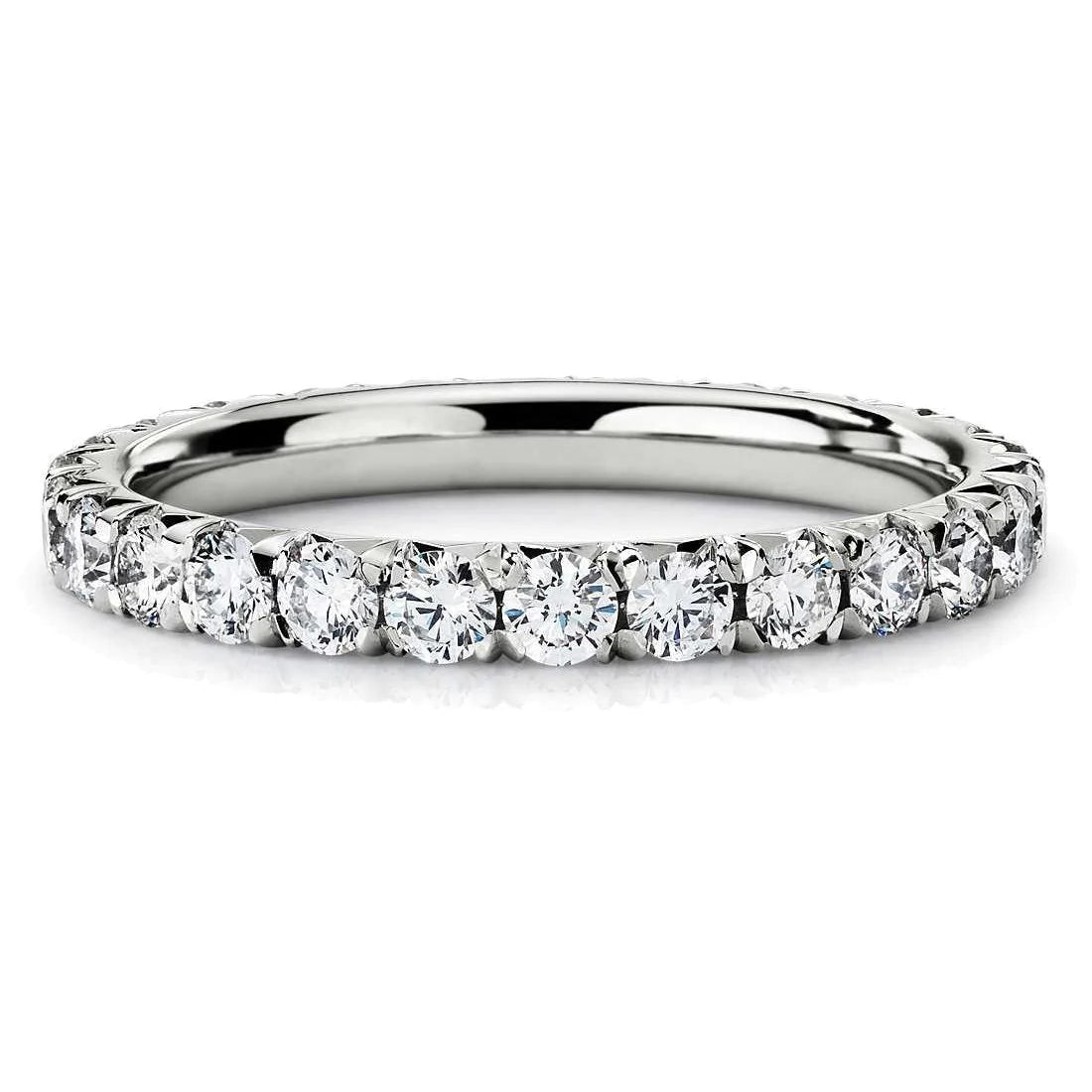 Natural Comfort Fit Diamond Wedding Band 2.40 Ct