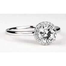Natural Custom Jewelry Halo Setting 1.50 Carats