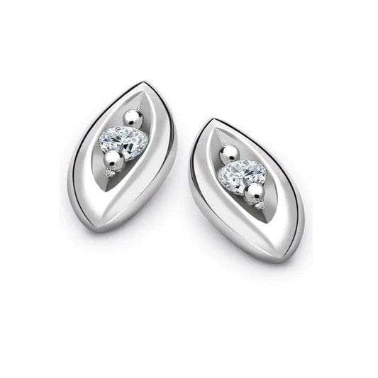   Natural Custom Jewelry Ladies Stud Earrings Brilliant Cut Diamond