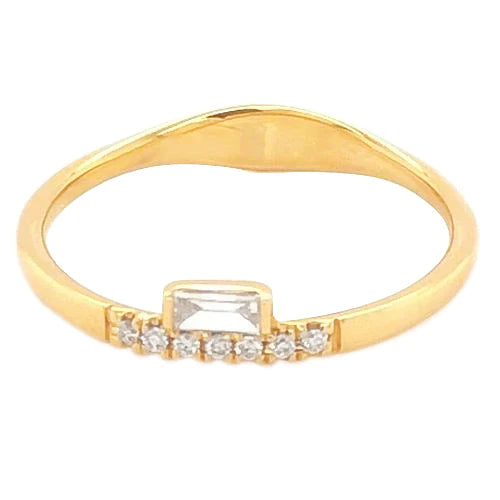 Natural Diamond Band Prong Set 0.71 Carats Women Yellow Gold 14K Jewelry New