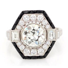 Natural Diamond Engagement Old Mine Ring 5 Carats White Gold 14K Jewelry