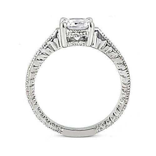 Natural Diamond Engagement Ring Diamonds F Vs1 Gold New