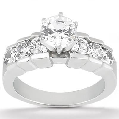 Natural Diamond Engagement Ring 3.06 Ct. Engagement Set Gold2