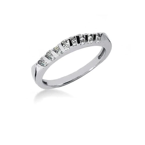 Natural Diamond Engagement Ring Band Set 2 Carats White Gold 14K