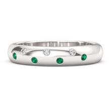 Natural Diamond Eternity Band 1.10ct - White Gold 14K
