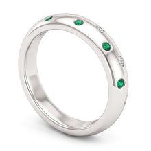 Natural Diamond Eternity Band 1.10ct - White Gold 14K