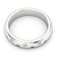 Natural Diamond Eternity Band 1.10ct - White Gold 14K