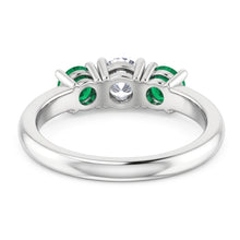 Natural Diamond Ring 0.60ct - White Gold 14K