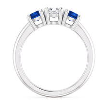 Natural Diamond Ring 0.60ct - White Gold 14K
