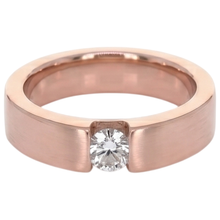 Natural Diamond Ring 0.75ct - Rose Gold 14K