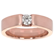 Natural Diamond Ring 0.75ct - Rose Gold 14K
