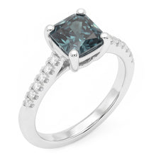 Natural Diamond Ring 0.75ct - White Gold 14K
