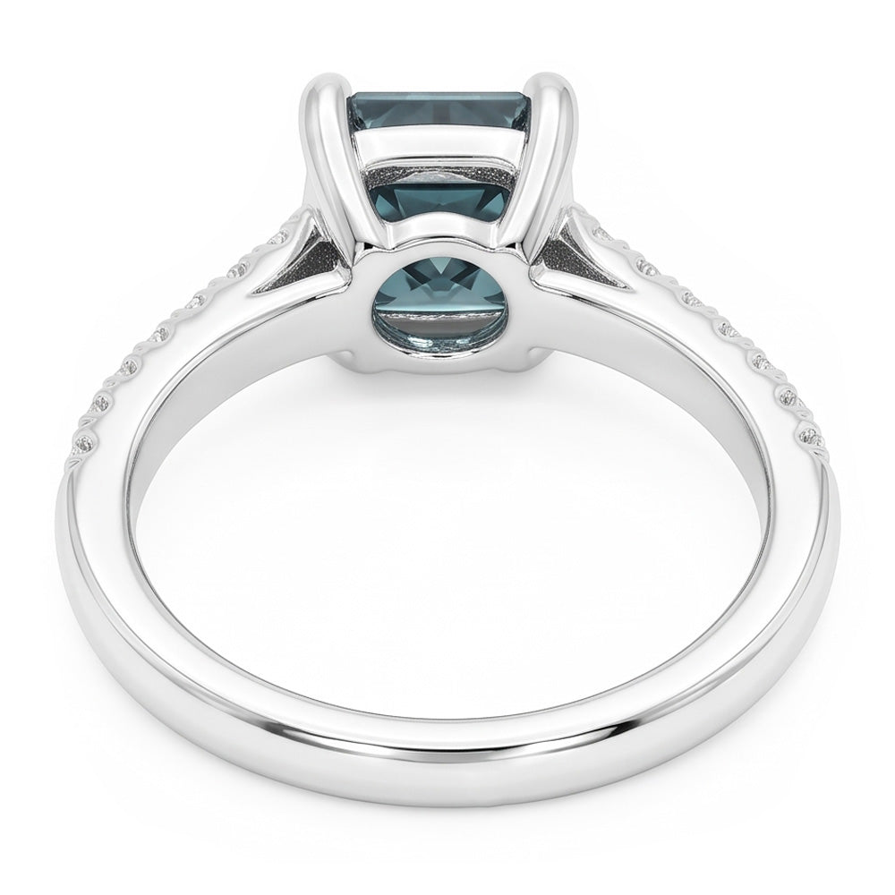 Natural Diamond Ring 0.75ct - White Gold 14K