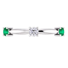 Natural Diamond Ring 0.90ct - White Gold 14K