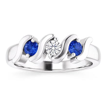 Natural Diamond Ring 0.90ct - White Gold 14K