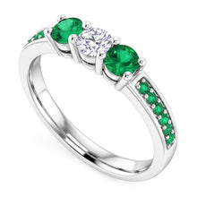 Natural Diamond Ring 1.07ct - White Gold 14K