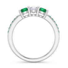 Natural Diamond Ring 1.07ct - White Gold 14K