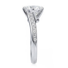 Natural Diamond Ring 1.36ct - White Gold 14K