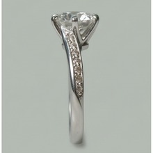 Natural Diamond Ring 1.36ct - White Gold 14K