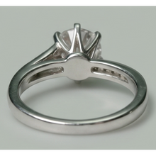 Natural Diamond Ring 1.36ct - White Gold 14K
