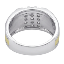 Natural Diamond Ring 1.50ct - Two Tone 14K Gold