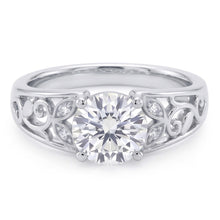 Natural Diamond Ring 1.50ct - White Gold 14K
