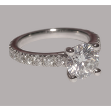 Natural Diamond Ring 1.50ct - White Gold 14K