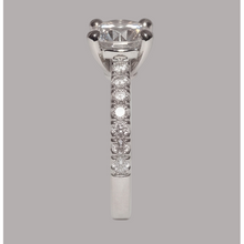 Natural Diamond Ring 1.50ct - White Gold 14K
