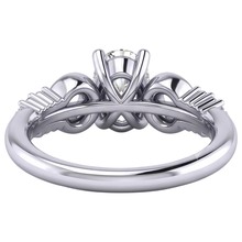 Natural Diamond Ring 1.50ct - White Gold 14K