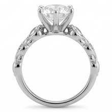 Natural Diamond Ring 1.57ct - White Gold 14K
