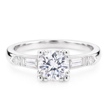 Natural Diamond Ring 1.60ct - White Gold 14K
