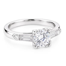 Natural Diamond Ring 1.60ct - White Gold 14K