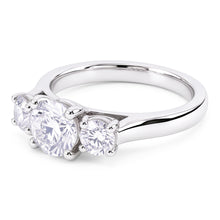 Natural Diamond Ring 1.60ct - White Gold 14K