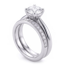 Natural Diamond Ring 1.75ct - White Gold 14K