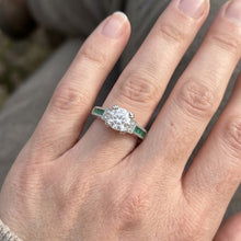 Natural Diamond Ring 1.75ct - White Gold 14K