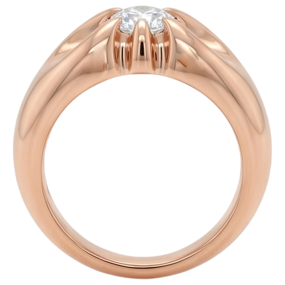 Natural Diamond Ring 1ct - Yellow Gold 14K