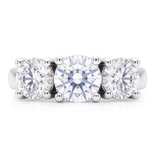 Natural Diamond Ring 2.10ct - White Gold 14K