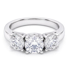 Natural Diamond Ring 2.10ct - White Gold 14K