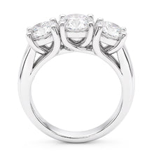 Natural Diamond Ring 2.10ct - White Gold 14K