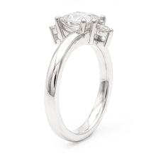 Natural Diamond Ring 2.20ct - White Gold 14K