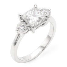 Natural Diamond Ring 2.25ct - White Gold 14K