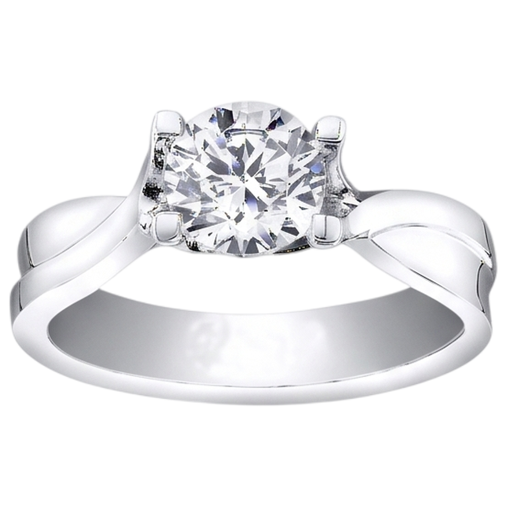 Natural Diamond Ring 2.25ct - White Gold 14K