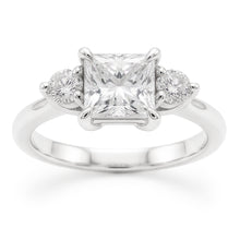 Natural Diamond Ring 2.25ct - White Gold 14K