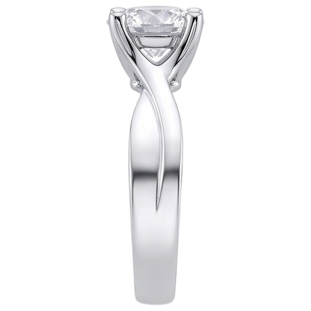 Natural Diamond Ring 2.25ct - White Gold 14K