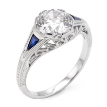 Natural Diamond Ring 2.50ct - White Gold 14K