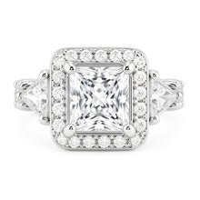 Natural Diamond Ring 2.50ct - White Gold 14K