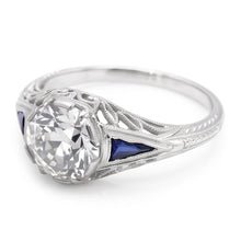 Natural Diamond Ring 2.50ct - White Gold 14K