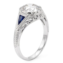Natural Diamond Ring 2.50ct - White Gold 14K